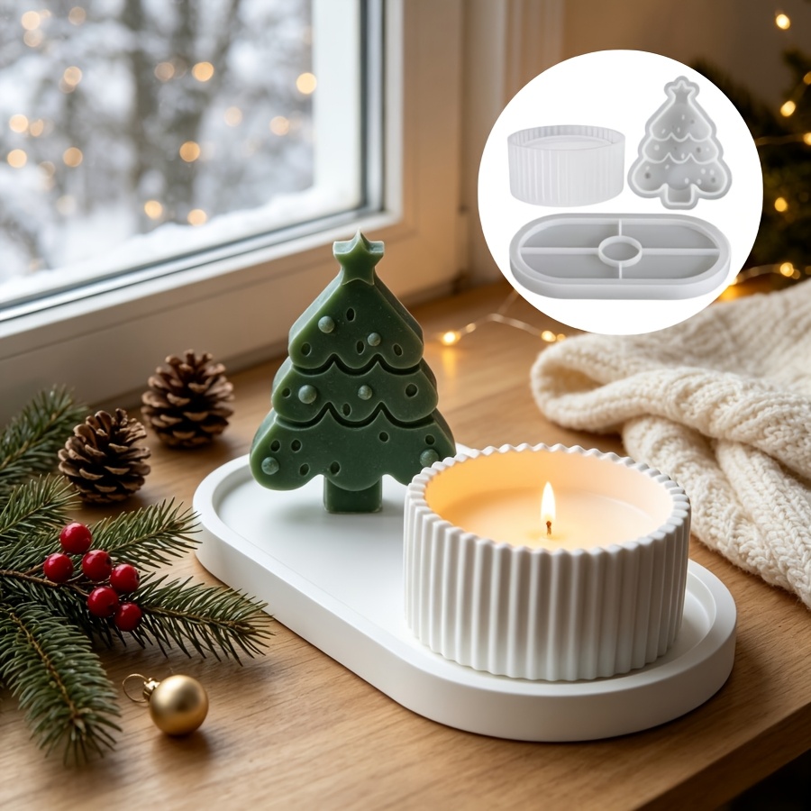 Candle Making Kit Wholesale - Epoksi reçine Noel ağacı mumları ve