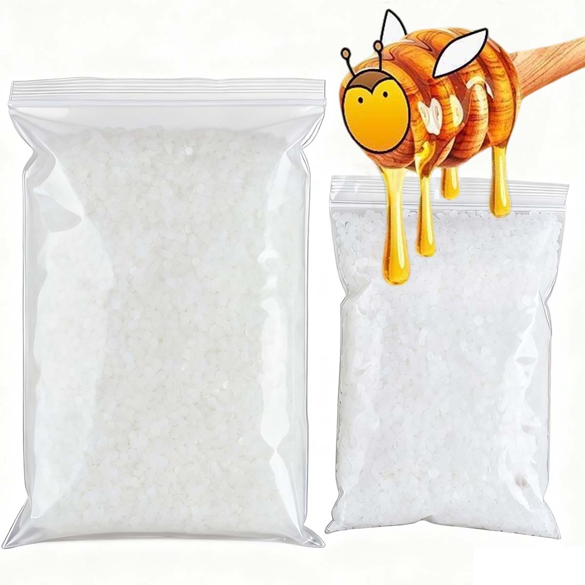 Candle Making Wax Melter - 200g-1000g Beyaz Balmumu Saf Doğal Granül