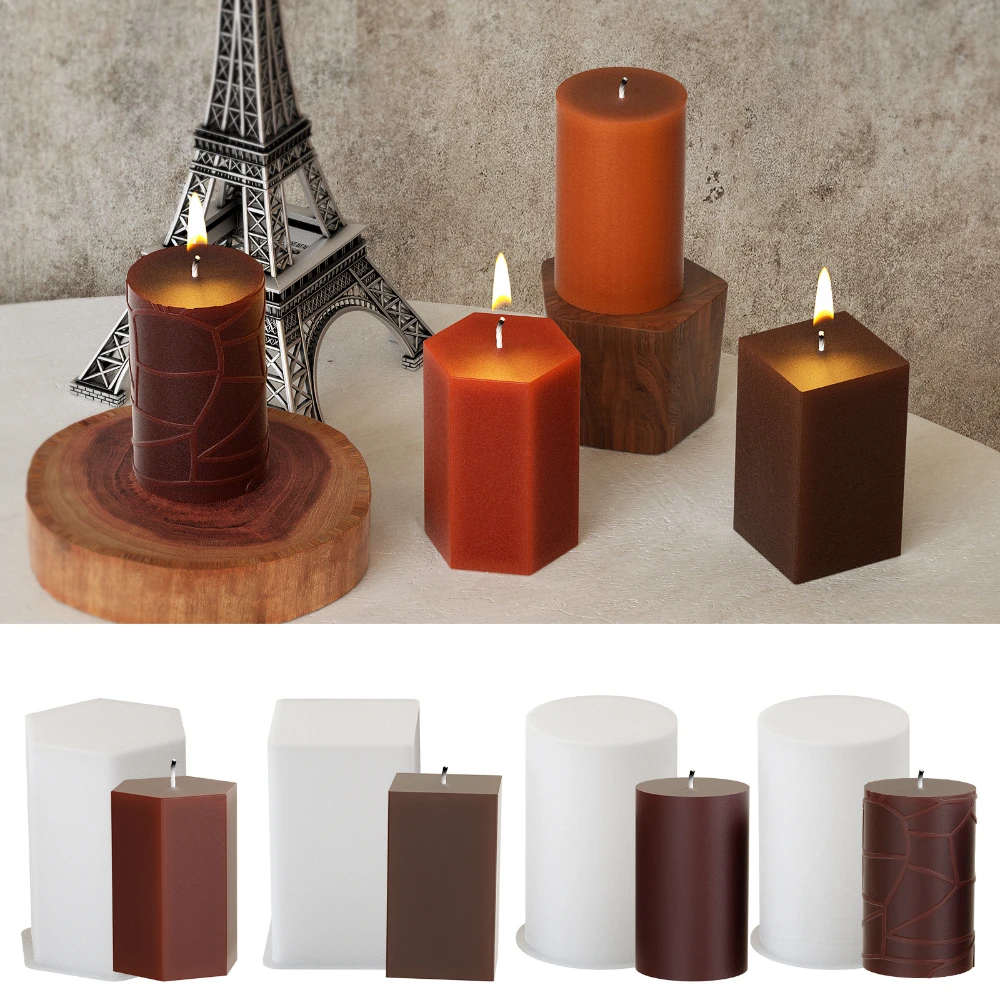 Candle Making Kit Wholesale - Basit Sanatçı Geometri Şekli Reçine Yapımı