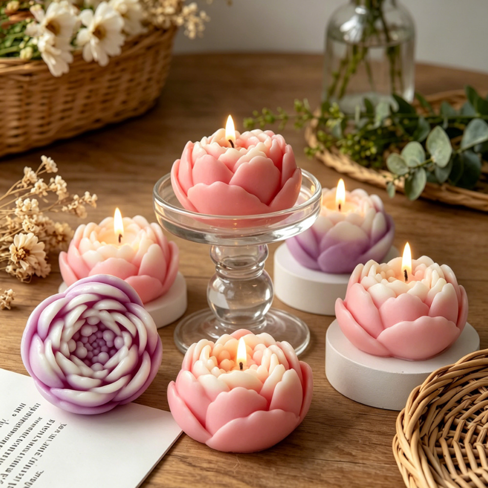 3D Çiçek Silikon Kalıp Şakayık - Candle Making Wax Melter incelemesi ve fiyatı
