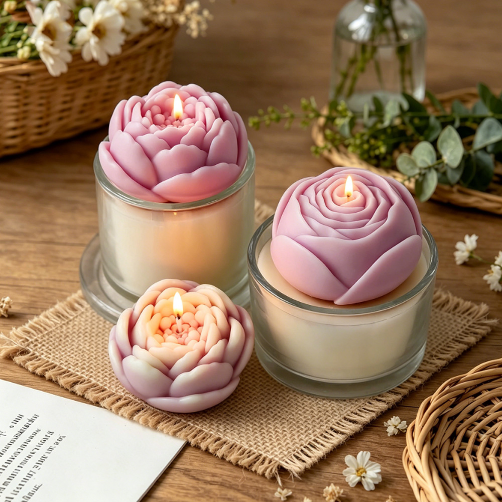 3D Çiçek Silikon Kalıp Şakayık - Candle Making Wax Melter incelemesi ve fiyatı