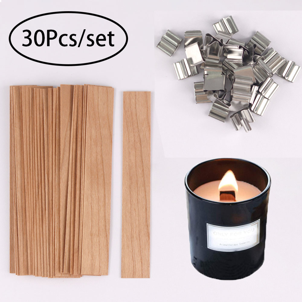 30 adet ahşap mum fitilleri mu - Candle Making Kit Wholesale incelemesi ve fiyatı