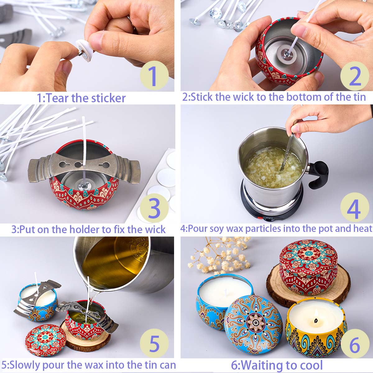 Kendin Yap Kokulu Mum Yapım Se - Candle Making Kit Wholesale incelemesi ve fiyatı